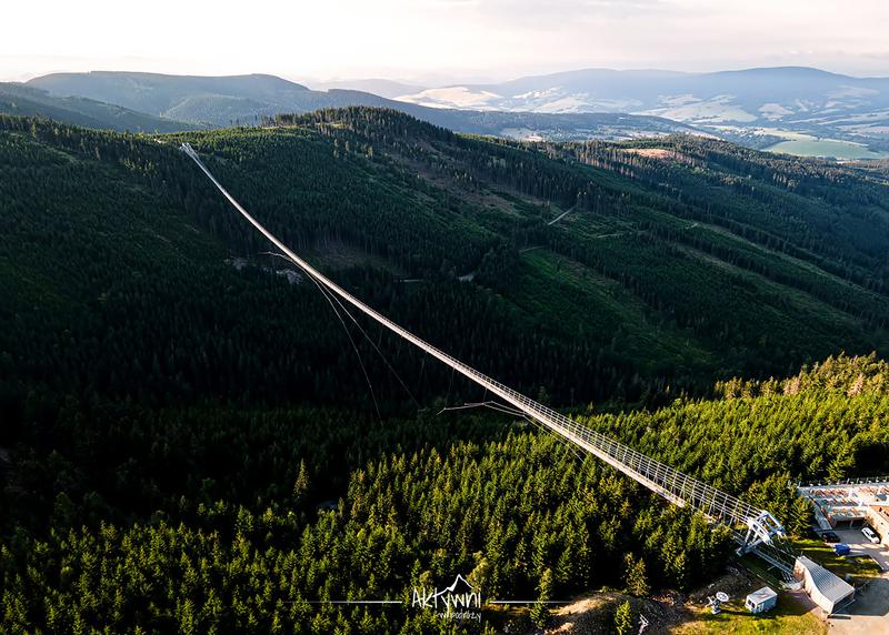 Najdłuższy most wiszący Czechy
