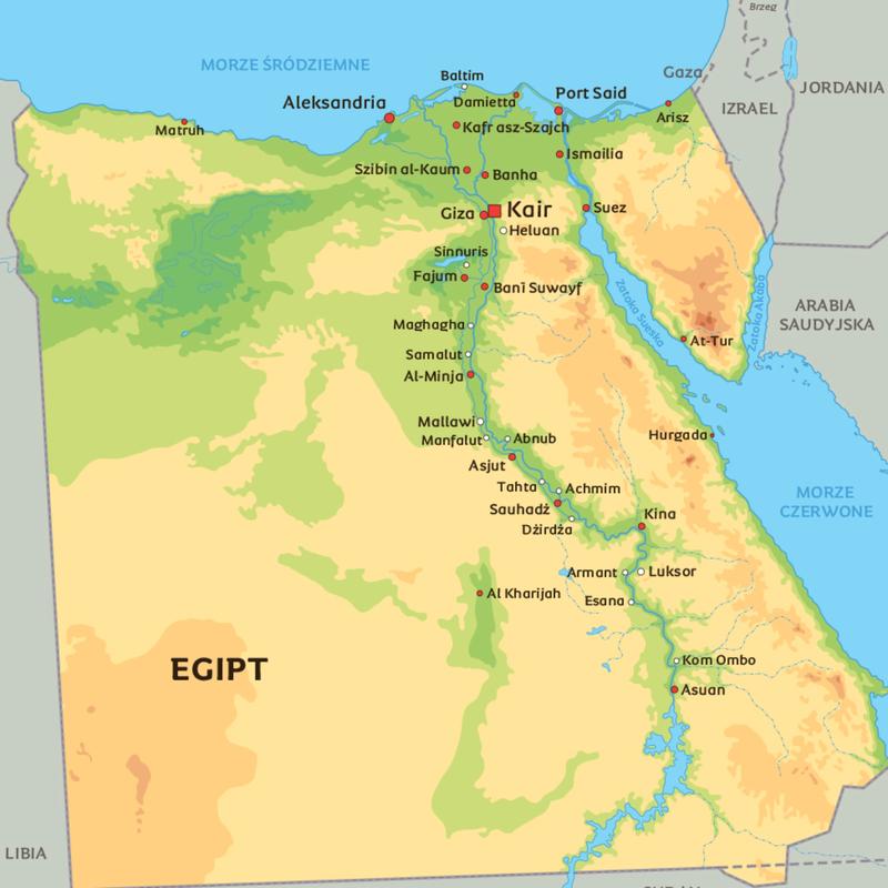Bezpieczeństwo podróż Egipt