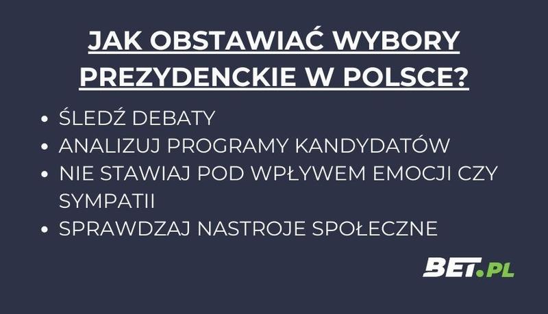 Trendy obstawiania wyborów