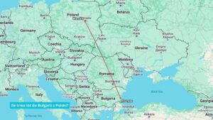 Gdzie nad nami przelatuje samolot z Polski do Bułgarii?